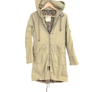 G-Star Y2K S vintage green/Khaki Hooded Utility Jacket GUC